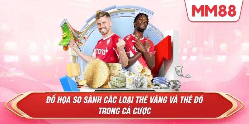 so sánh các loại thẻ vàng và thẻ đỏ trong cá cược